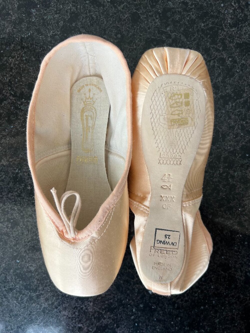 Freed Fish Pointe Shoes 4.5 XXX Standard Shank NWT